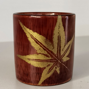Intangible Cultural Heritage Lacquer Cup with Leaf Decoration