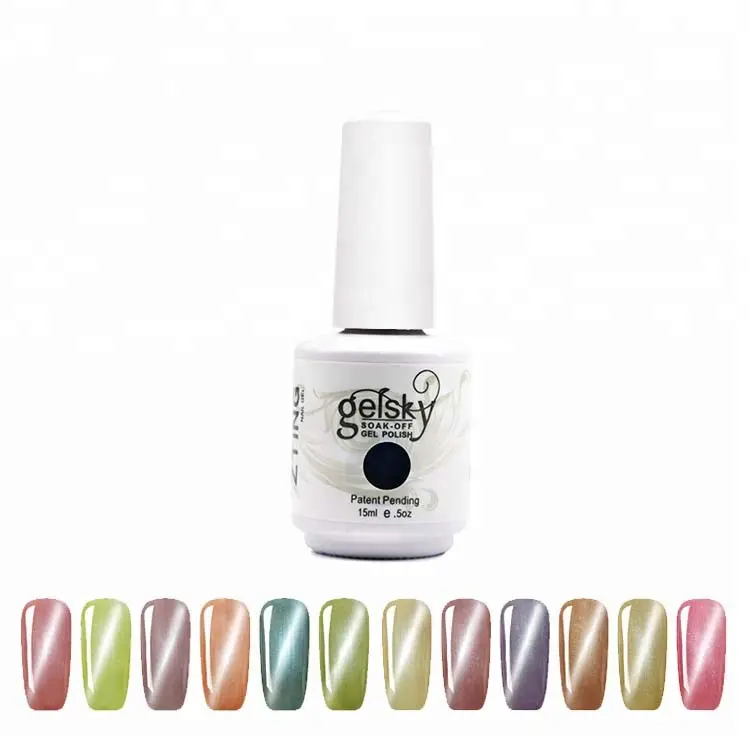 Zting beleza escolhas colorido esmalte gel uv, popular 15ml esmalte de unha gelsky atacado, esmalte orly de unha 6 cores