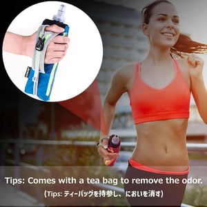 Botella de Agua Portátil de 500 ml (17 oz) con Funda para Teléfono para Correr/Caminar - Product Image 2