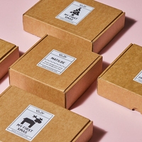 Boîte en carton ondulé kraft personnalisée, ondulation E, emballage alimentaire et cadeaux, impression de logo, fabricant et fournisseur OEM au Vietnam