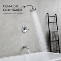 Robinet de douche thermostatique contemporain poli à effet pluie, en laiton chromé, à montage mural, mitigeur monocommande, avec cartouche céramique 5