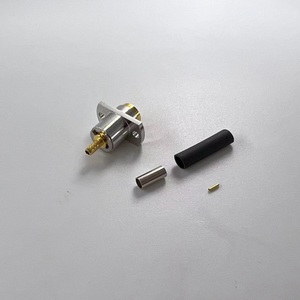 Conector Coaxial RF Hembra BMA de 2 Orificios para Montaje en Brida, Cable RG316 Eléctrico Impermeable, Tipo Crimp - Product Image 1