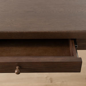 Bureau américain rétro en bois massif vieilli <span class=keywords><strong>Colonne</strong></span> romaine simple Wabi-Sabi Table d'écriture moderne <span class=keywords><strong>Commode</strong></span> de chambre à coucher durable pour l'entrée - Product Image 6