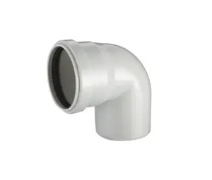 HJ manufacture DIN standard PVC fittings for water drainage with gasket elbow