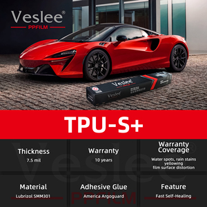 Pellicola protettiva per vernice S + 7.5mil con auto-riparazione istantanea 10 anni di garanzia 100 colla Argoguard Persent Lubrizol SMM301 - Product Image 2