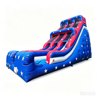 Nous proposons le nouveau toboggan gonflable commercial à double piste pour enfants au prix de gros. Il peut être personnalisé en taille.