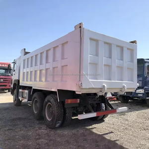 Camión volquete de servicio pesado Sinotruk Howo 6x4 usado, 371 caballos de fuerza, 40t, carga útil, transmisión Manual diésel, construcción Euro 2 RHD - Product Image 6