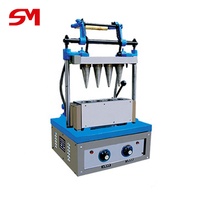 Nouvelle machine industrielle à faible bruit pour la fabrication de cornets de crème glacée, avec des matières premières à base d'eau de maïs et de farine, motorisée, longue durée de vie