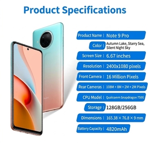 Teléfono móvil Red Rice Note 9 Pro con frecuencia de actualización de 120Hz, teléfono móvil para juegos, teléfono móvil económico para estudiantes. - Product Image 6