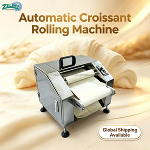 Laminatrice per Croissant da Tavolo ZL-250 in Acciaio Inox 201, Formatrice Automatica di Pasta 15-80g per Croissant Danesi, Ideale per Piccole Panetterie e Caffetterie - Product Image 4