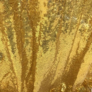 Vàng lấp lánh long lanh sequin Khăn trải bàn lớp phủ cho tiệc cưới - Product Image 4