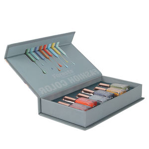 Boîte d'emballage de luxe en papier vide pour soin des <span class=keywords><strong>ongles</strong></span> en <span class=keywords><strong>gel</strong></span>, coffret de vernis à <span class=keywords><strong>ongles</strong></span>, boîte d'emballage magnétique avec personnalisation - Product Image 5
