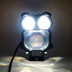 Luces <span class=keywords><strong>de</strong></span> Conducción Mini <span class=keywords><strong>de</strong></span> Doble Color Blanco y Amarillo Devil Eyes, Luz Antiniebla para Motocicleta <span class=keywords><strong>de</strong></span> 50w, Foco <span class=keywords><strong>de</strong></span> 12v para Motocicleta - Product Image 5