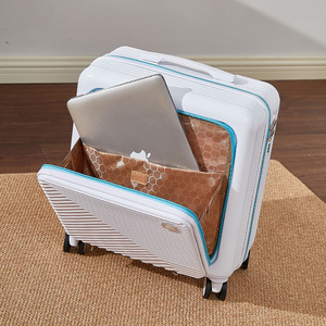 Pailox Wholesale Weight Scale Digital Handle ABS Trolley Bag Travelling Luggage Wheeled <strong>Flight</strong> Case Hard Trolly Bag <strong>Suitcase</strong> - Product Image 4