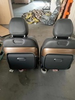 Siège de Luxe W447 pour Mercedes Classe V, Siège Conducteur Électrique, Beige Noir, Compatible VITO V250 METRIS, Siège Original