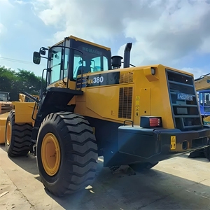 Modelo antiguo 5t Cargador de ruedas usado y precio barato <span class=keywords><strong>Komatsu</strong></span> <span class=keywords><strong>Wa380</strong></span> Pay Loader - Product Image 4