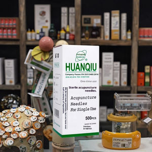 เข็มฝังเข็มสเตนเลสสตีลแบบใช้แล้วทิ้งมาตรฐาน CE ระดับ II สำหรับแพทย์แผนจีนมาตรฐาน CE - Product Image 5