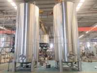 Fermenteur à vin et réservoir de stockage en acier inoxydable pour vignobles et usines de boissons