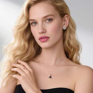 वैलेंटाइन प्रकार की भाषा प्रख्यान 100 प्रकार भाषा प्रक्षेपण नेकलेस गुलाब साबुन फूलों के उपहार - Product Image 4