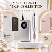 Perceuse à ongles rechargeable à moteur brossé 45 000 tr/min pour pédicure professionnelle – Acheteurs en gros