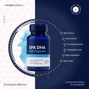 OEM EPA DHA Fischöl-Softgelkapseln zur Unterstützung der Herz-, Gehirn- und Gelenkgesundheit bei Erwachsenen, 120 Stück <span class=keywords><strong>Omega</strong></span>-<span class=keywords><strong>3</strong></span>-Fettsäuren - Product Image 6