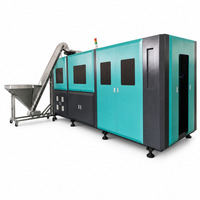 Machine de fabrication de bouteilles en plastique 6 cavités 600 ml entièrement automatique pour le soufflage par étirage de PET, haute productivité, facile à utiliser