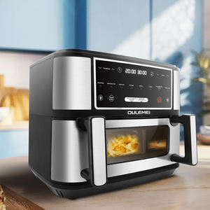 2025 Freidora De Aire Factory Selling Directly Black Smart <b>air</b> <b>Fryer</b> Digital <b>air</b> <b>Fryer</b> with Two Elements - Product Image 4