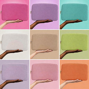 Grande trousse de maquillage en forme de bonbon citron, <span class=keywords><strong>pochette</strong></span> de voyage pour cosmétiques et trousse de toilette, <span class=keywords><strong>pochette</strong></span> à fermeture éclair en nylon, jolie trousse de rangement imperméable pour soins de la peau - Product Image 6