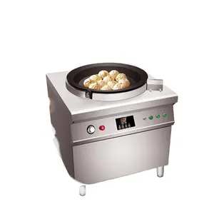Adjustable temperature Chinese Dumpling Steamed Stuffed Bun Fried Machine Automatic rotation Fried Samosa Pan Fryer Machine
