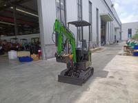 Mini-excavatrice compacte de 1 tonne, flexible et petite, pour la construction