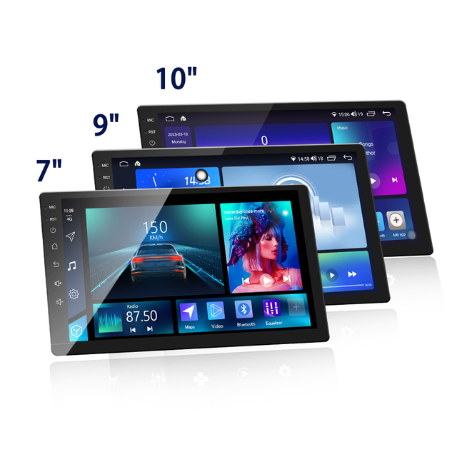 Android 1Din Car Dvd Player 2 Din 7" 9" 10" Android Stereo Bt FM Digital Signal Processor Radio Para Car Multimedia Video