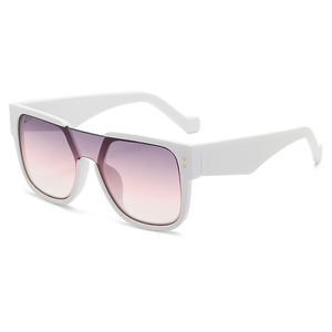 Elegantes Gafas de Sol Cuadradas de Una Pieza con Lentes Grandes para Mujer, Diseño Moderno, de Lujo - Product Image 5