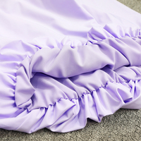 Robe de fête pour enfants, costume de fée princesse avec ailes de papillon, couleur lavande, pour tout-petits, ourlet bouffant, vêtements de créateur, sans manches, en coton