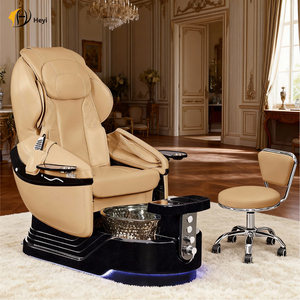 Sillón de Pedicura para Salón de Belleza con Reposapiés y Respaldo Ajustable, Silla de Pedicura con Sistema de Hidromasaje - Product Image 2
