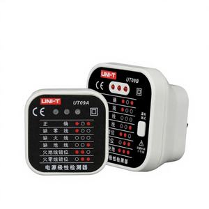 Détecteur de prise UT09B UT09A, détection de la polarité et de la phase des fils neutres et sous tension avec testeur de tension B518 - Product Image 1