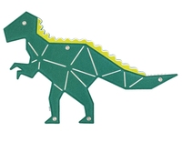 Tableau mural décoratif en feutre dinosaure, tableau mémo pour enfants, tableau d'affichage pour chambre d'enfant, cadeau pour enfants