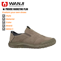Chaussures pour hommes personnalisées, nouveau style, chaussures de sécurité pour hommes, bottes en toile imperméables à tige basse, antidérapantes, résistantes à l'usure, respirantes, couleur unie