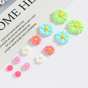 Accessoires pour coques de téléphone DIY en résine motif tournesol, accessoires pour cheveux d'enfants, marguerite - Product Image 6