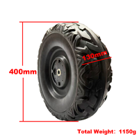 Roues EVA Fenyang 370x130 pour Can-Am UTV, pneus tout-terrain anti-dérapants non pneumatiques, fabriqués dans le Zhejiang