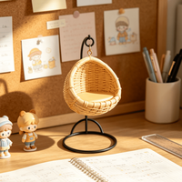 Nouvel Arrivage Berceau Suspendu en Métal, Accessoire Décoratif de Maternité Style Instagram, Ornement de Bureau Exquis, Accessoires Assortis 1/170