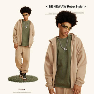 Sudaderas con capucha personalizadas DTG Streetwear con cremallera, efecto desgastado por el sol, unisex, 100% algodón, de alto gramaje 400 g/m², lavado ácido vintage, bordado 3D - Product Image 6