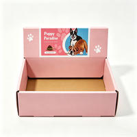 Boîtes de présentation personnalisées pour produits pour animaux de compagnie SHIRUN, présentoirs de comptoir POP, boîtes en carton ondulé, étagères, prêts à la vente en détail, vente en gros