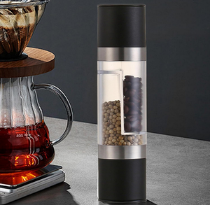 Molinillo <span class=keywords><strong>de</strong></span> pimienta negra, sésamo, <span class=keywords><strong>sal</strong></span> y pimienta, molinillo <span class=keywords><strong>de</strong></span> pimienta multiusos <span class=keywords><strong>de</strong></span> doble cabeza, molinillo <span class=keywords><strong>de</strong></span> pimienta Manual - Product Image 2