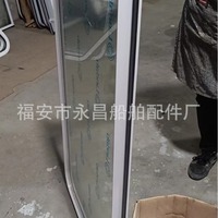 Portes et fenêtres de yacht sur mesure, cadre en alliage d'aluminium, plastique fixe, cockpit coulissant, persiennes à lamelles, ouverture verticale