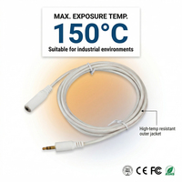 Câble de détection de fuite d'eau tressé blanc avec capteur ABS IP pour refroidissement liquide, à réponse rapide pour centre de données - Vente chaude