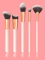 Prix de gros Nouveau style cosmétique ombre à paupières fond de teint mélange beauté maquillage Kabuki pinceau outils 5 pièces pinceaux de maquillage ensemble