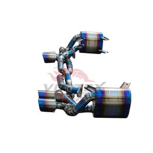 Système d'échappement Vortex Valvetronic Porsche 911 Carrera 997.1 997.2 2005-2012 Ti Titane Catback Silencieux Catalyseur Downpipe Bleu - Product Image 2