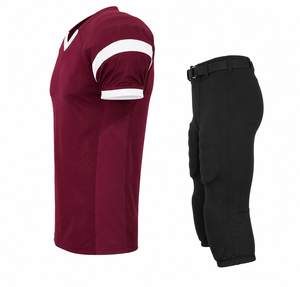 Dernier design d'uniforme de football américain pour adultes, nouveau style, 100% polyester, respirant, séchage rapide, prix de gros personnalisé pour équipe, en vente - Product Image 4