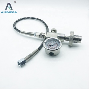 Valve <span class=keywords><strong>de</strong></span> remplissage <span class=keywords><strong>de</strong></span> <span class=keywords><strong>bouteille</strong></span> <span class=keywords><strong>de</strong></span> <span class=keywords><strong>gaz</strong></span> PCP en acier inoxydable <span class=keywords><strong>pour</strong></span> station <span class=keywords><strong>de</strong></span> remplissage, <span class=keywords><strong>adaptateur</strong></span> <span class=keywords><strong>de</strong></span> charge, ensemble d'adaptateurs <span class=keywords><strong>de</strong></span> remplissage, 1/8 BSPP, tuyau <span class=keywords><strong>de</strong></span> 20 pouces - Product Image 2