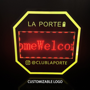 Sáng tạo VIP chai hiển thị glorifier hộp đêm Presenter App lập trình <span class=keywords><strong>Led</strong></span> di chuyển văn bản Màn hình Thư ký bảng tin - Product Image 5